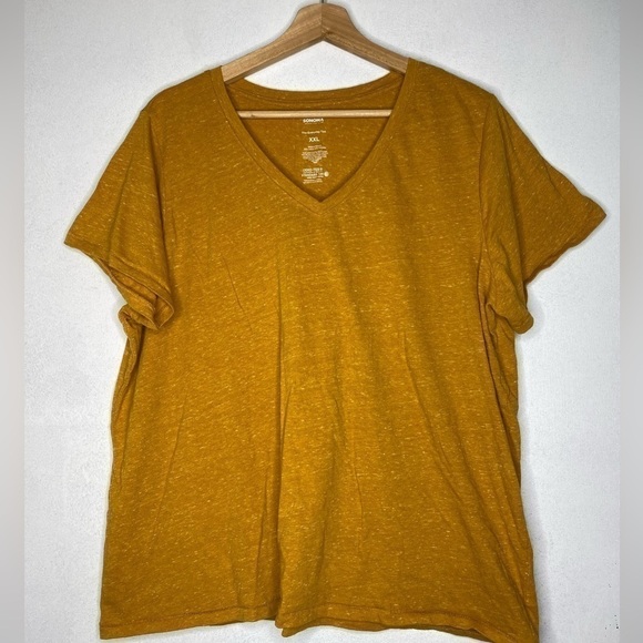 SONOMA EVERYDAY TEE YELLOW SHORT SLEEVE SHIRT XXL - Picture 1 of 3